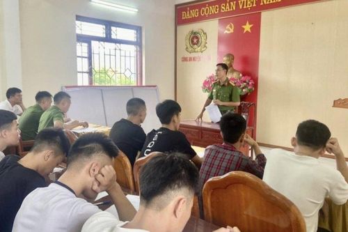 Hà Tĩnh: Triệu tập nhóm thanh niên có hung khí tụ tập nơi công cộng