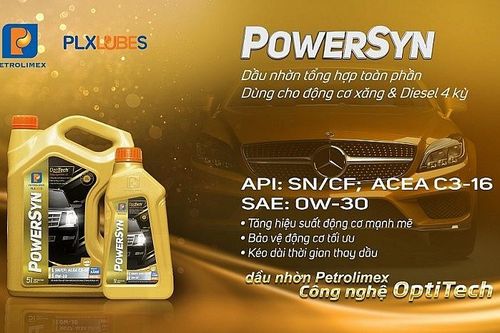 Tổng công ty Hóa dầu Petrolimex sản xuất thành công dầu nhờn tổng hợp POWERSYN