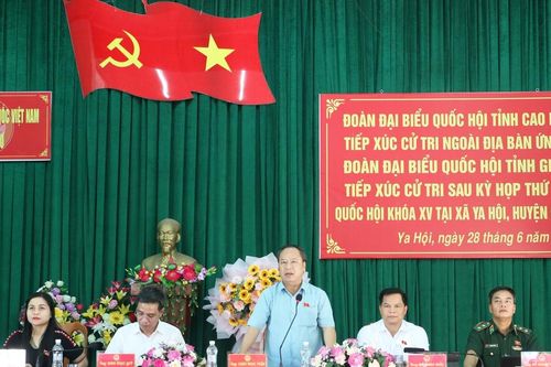Quan tâm giải quyết thấu đáo kiến nghị của cử tri