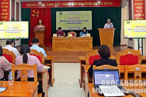 Công bố số liệu thống kê kinh tế – xã hội 6 tháng đầu năm 2023