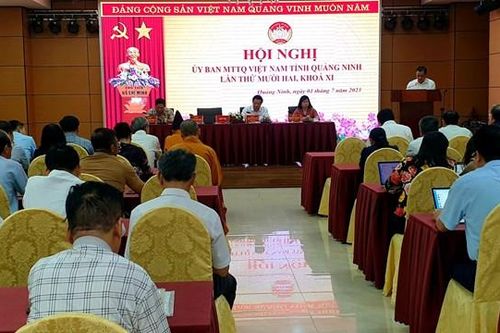 BẢN TIN MẶT TRẬN: Mặt trận Quảng Ninh tổ chức hội nghị lần thứ 12, khóa XI