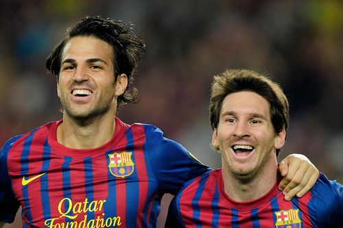 Phản ứng của Messi khi Fabregas giải nghệ