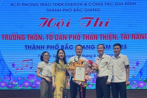 Hội thi 'Trưởng thôn, tổ dân phố thân thiện, tài năng' TP. Bắc Giang