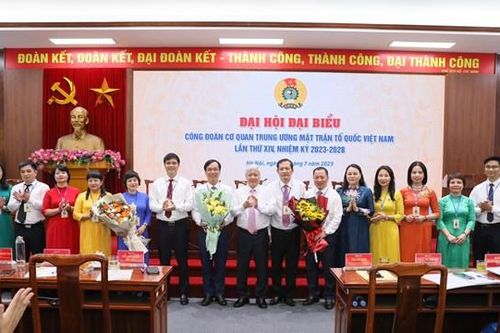 Ông Nguyễn Bình Minh là Chủ tịch Công đoàn Cơ quan Trung ương MTTQ Việt Nam