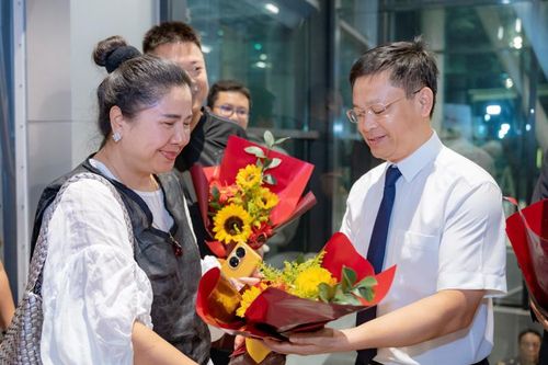 Đón chuyến bay quốc tế đầu tiên đến nhà ga T2 - Cảng Hàng không Quốc tế Phú Bài