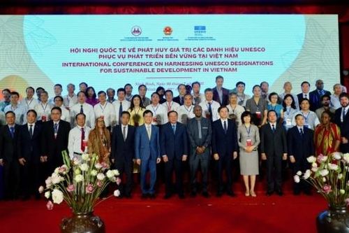 Khai mạc Hội nghị quốc tế 'Phát huy giá trị các danh hiệu UNESCO phục vụ phát triển bền vững tại Việt Nam'