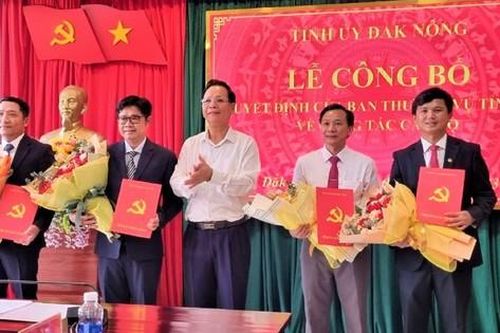 Điều động, luân chuyển nhiều cán bộ chủ chốt ở Đắk Nông