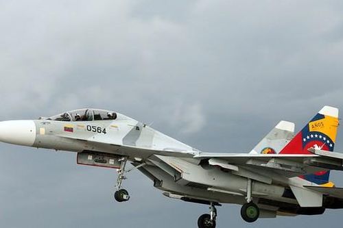 Máy bay chiến đấu Su-30 rơi ở Venezuela