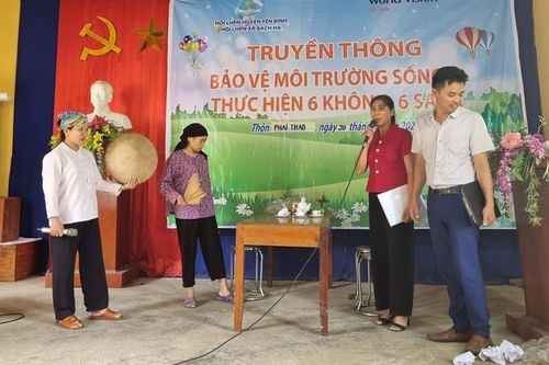 Phân loại rác thải tại nguồn góp phần về đích nông thôn mới tại Yên Bình