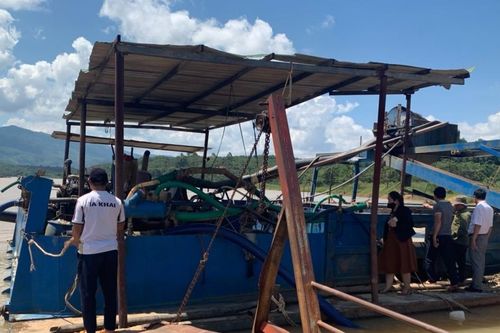 UBND huyện Ia Grai chỉ đạo xử lý nghiêm vụ khai thác, vận chuyển, tập kết trái phép cát tại xã Ia Khai