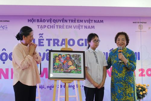 Xúc động ý nghĩa các tác phẩm đạt giải cuộc thi vẽ tranh 'Ngôi nhà mơ ước'