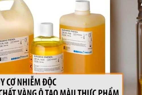 Nguy cơ nhiễm độc chất vàng ô