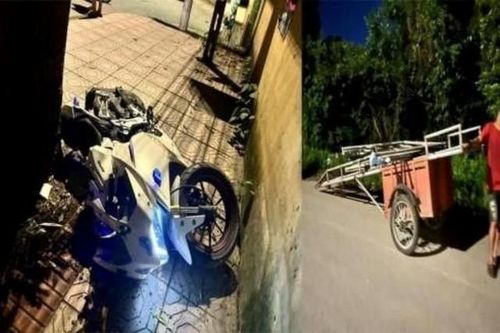 Đâm phải xe kéo tự chế, nam thanh niên tử vong