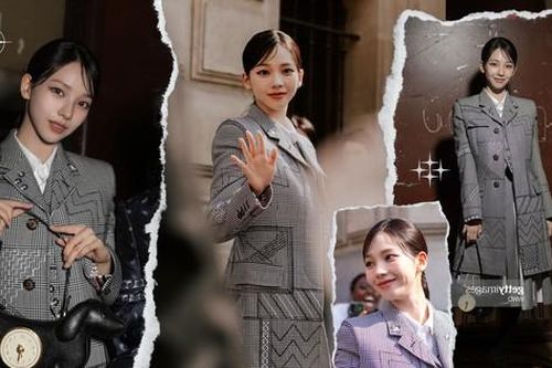 Karina aespa xuất hiện với hình ảnh tiểu thư sang chảnh, gây sốt tại show Thom Browne
