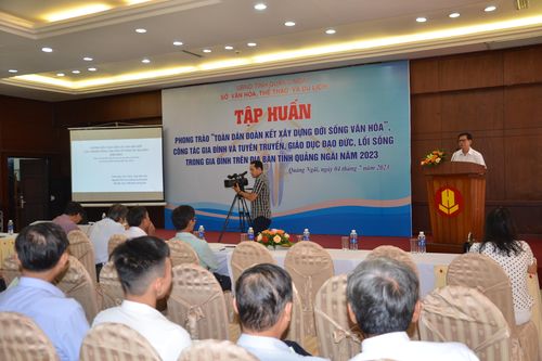 Quảng Ngãi triển khai phong trào Toàn dân đoàn kết xây dựng đời sống văn hóa