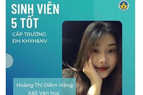 Nữ sinh Nhân Văn chuẩn 'Sinh viên 5 tốt'