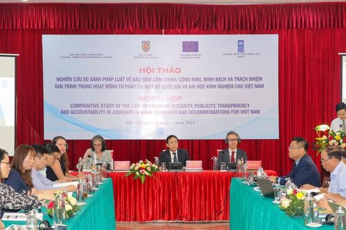 Bảo đảm liêm chính, công khai, minh bạch và trách nhiệm giải trình trong hoạt động tư pháp