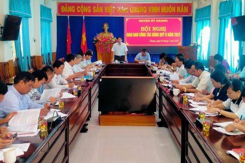 Kbang kết nạp được 35 đảng viên trong quý II