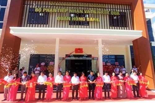 Hồng Bàng (Hải Phòng): Khánh thành Bộ phận Tiếp nhận và trả kết quả quận
