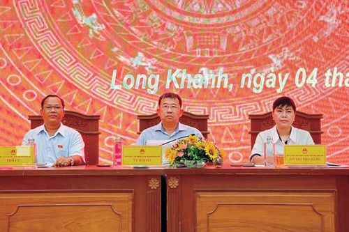 Chủ nhiệm Ủy ban Đối ngoại Vũ Hải Hà tiếp xúc cử tri tại Đồng Nai
