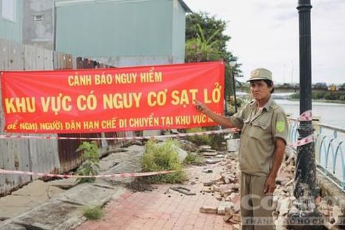Những hình ảnh mới nhất tại tuyến kè Thanh Đa sau một tuần xảy ra sạt lở