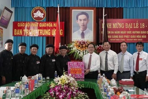 Chúc mừng Lễ khai sáng đạo Phật giáo Hòa Hảo
