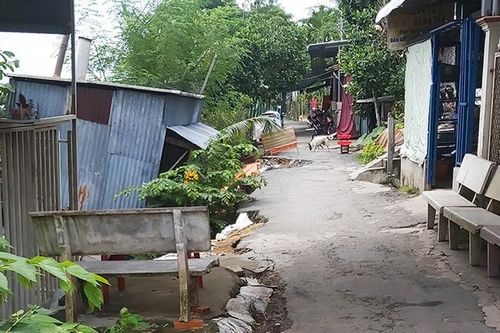 An Giang: Tiếp tục xảy ra sạt lở tại Chợ Mới và Châu Phú