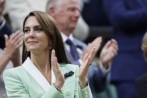 Wimbledon 2023: Vương phi xứ Wales diện blazer gợi nhớ hình ảnh cố Công nương Diana