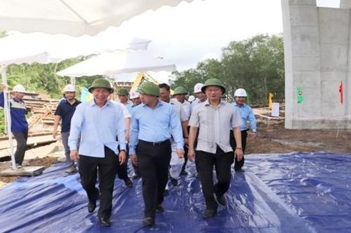 Lãnh đạo tỉnh Quảng Ninh và TP Hải Phòng kiểm tra tiến độ công trình kết nối 2 địa phương