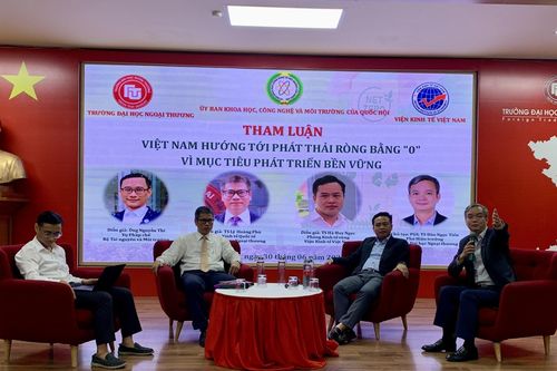 Hành động cùng Việt Nam hướng tới phát thải ròng bằng '0'