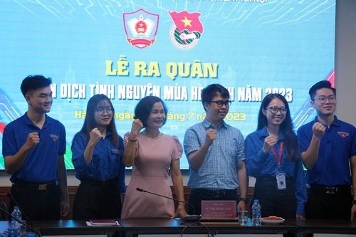 Đoàn trường ĐH Kiểm sát Hà Nội: Ra quân chiến dịch tình nguyện Mùa hè Xanh 2023