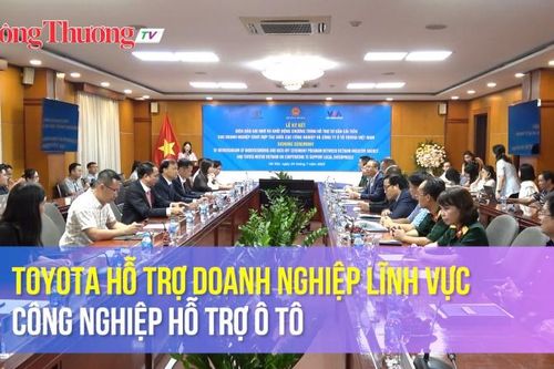 Toyota hỗ trợ doanh nghiệp lĩnh vực công nghiệp hỗ trợ ô tô