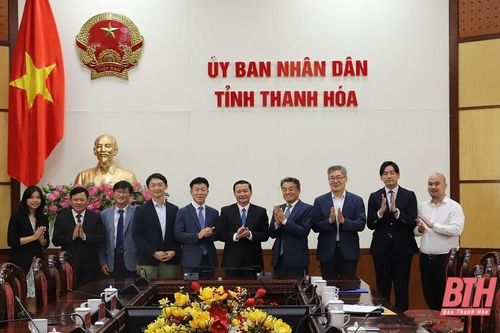 Chủ tịch UBND tỉnh tiếp và làm việc với Công ty TNHH Điện Nghi Sơn 2
