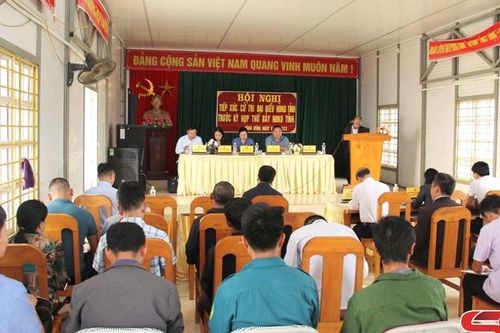 Tổ đại biểu HĐND tỉnh tiếp xúc cử tri tại xã Háng Đồng