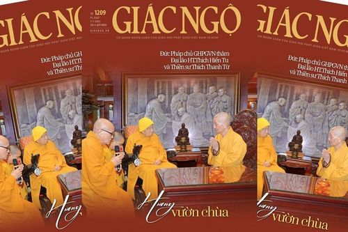 Báo Giác Ngộ số 1209: Đức Pháp chủ GHPGVN thăm chư vị giáo phẩm Trưởng lão trên 100 tuổi