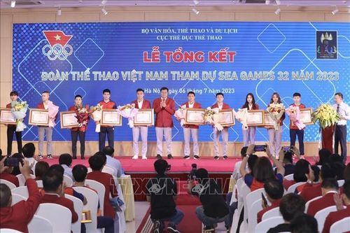 Lễ tổng kết Đoàn Thể thao Việt Nam tham dự SEA Games 32