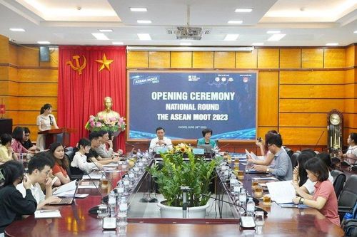 Cuộc thi quốc gia ASEAN Moot 2023 chuẩn bị bước vào 2 vòng thi cuối