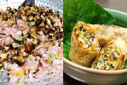 Cách làm nem ốc lá lốt lạ miệng, ngon giòn sần sật, ăn là mê