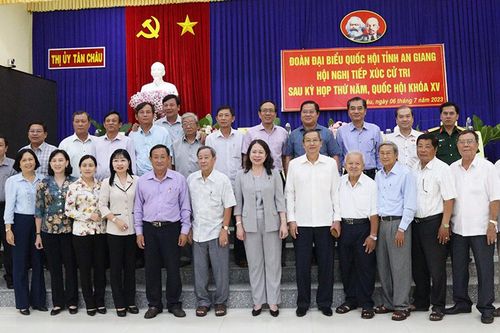 Đại biểu Quốc hội hoàn thành tiếp xúc cử tri tỉnh An Giang