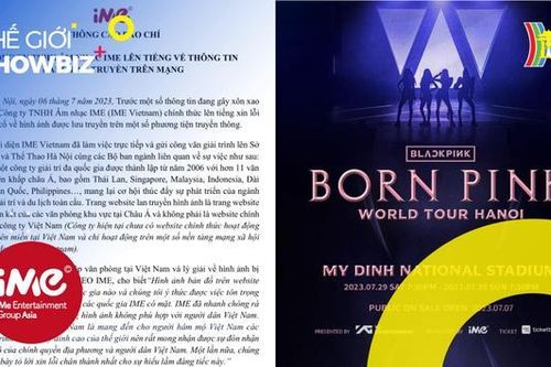 Đơn vị tổ chức concert BlackPink lên tiếng về bản đồ phi pháp | Thế giới Showbiz | 06/07/2023