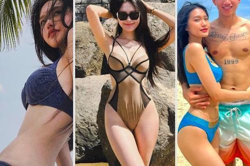 Bạn gái Đoàn Văn Hậu 'đốt mắt' fan với loạt ảnh bikini khoe dáng 'đồng hồ cát'