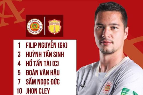 Filip Nguyễn và Quang Hải lần thứ hai đá chính ở Công an Hà Nội FC