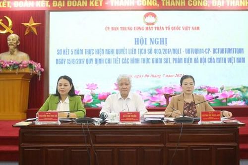 BẢN TIN MẶT TRẬN: Giám sát, phản biện thực chất hơn, hiệu quả hơn