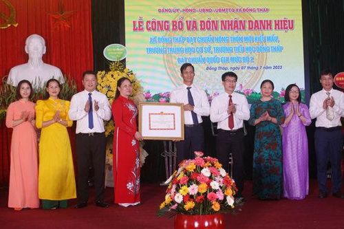 Hà Nội: Xã Đồng Tháp (huyện Đan Phượng) đạt chuẩn nông thôn mới kiểu mẫu