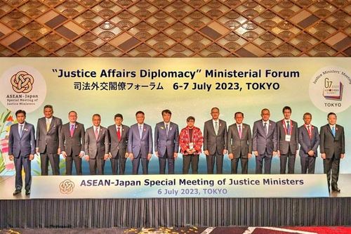 Lần đầu tiên thiết lập cơ chế hợp tác tư pháp ASEAN - Nhật Bản cấp Bộ trưởng Tư pháp
