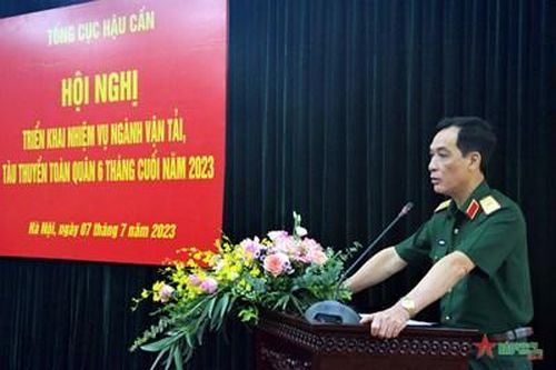 Tổng cục Hậu cần triển khai nhiệm vụ ngành vận tải, tàu thuyền toàn quân 6 tháng cuối năm 2023