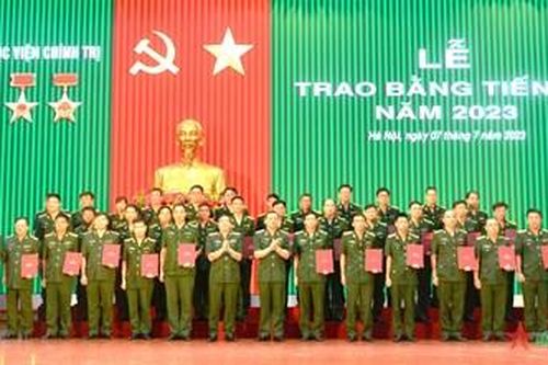 Học viện Chính trị tổ chức lễ tốt nghiệp các khóa đào tạo và trao bằng Tiến sĩ