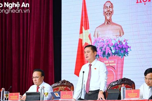 Hôm nay, Kỳ họp thứ 14, HĐND tỉnh Nghệ An khóa XVIII tiếp tục phiên chất vấn và thông qua các dự thảo nghị quyết