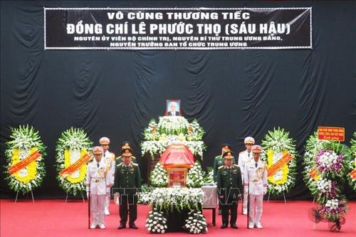 Lễ viếng nguyên Trưởng ban Tổ chức Trung ương Lê Phước Thọ