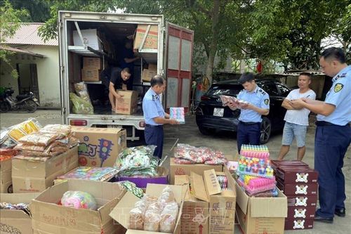 Lạng Sơn thu giữ trên 5.500 sản phẩm thực phẩm nhập lậu